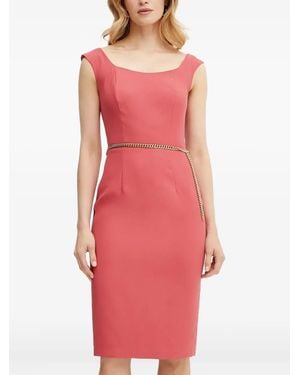 MARCIANO BY GUESS Robe Mi-Longue Vittoria À Encolure Carrée - Red
