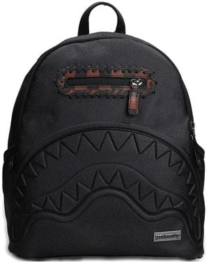 Sprayground Embossed-Effect Zip-Around Backpack - Black