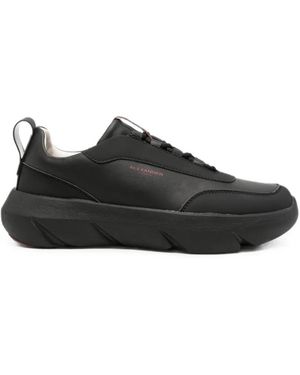 Alexander Smith Chunky-Sole Leather Sneakers - Black