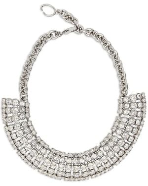 Oscar de la Renta Crystal-Embellished Necklace - Metallic
