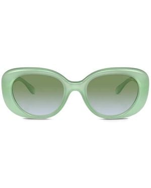 COACH Sonnenbrille Mit Ovalem Gestell - Grün