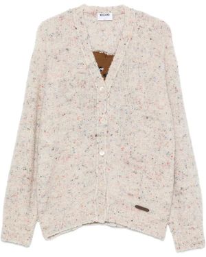 Moschino Teddy Bear Buttoned Cardigan - White