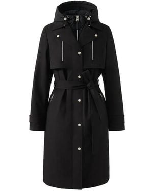 Mackage Siobhan Hooded Belted Coat - Black