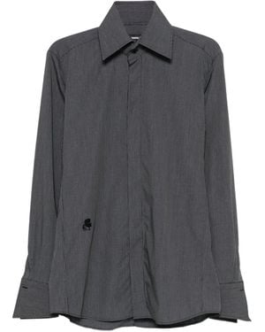 Karl Lagerfeld Long-Sleeve Shirt - Gray