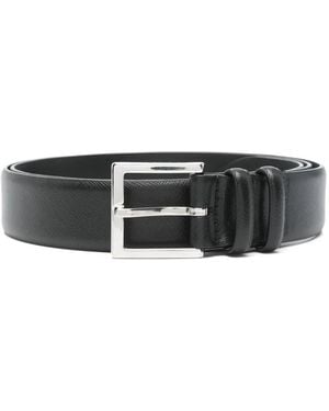 Orciani Leather Belt - Grey