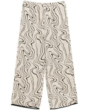 Bambah Pantalones de lino - Blanco