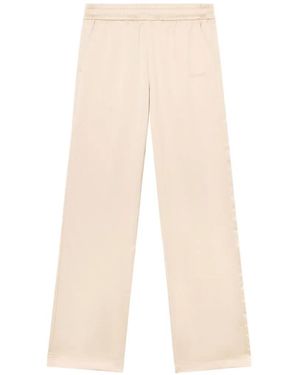 Off-White c/o Virgil Abloh Diagonals Lace Satin Track Trousers - White
