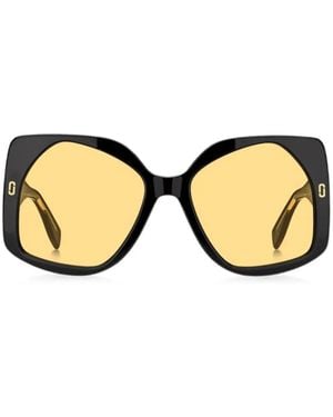 Marc Jacobs Geometric-Frame Sunglasses - Black