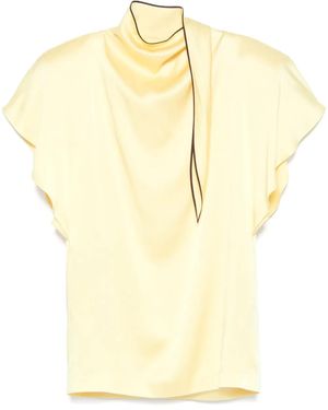 Stella McCartney タイディテール ミニドレス - イエロー
