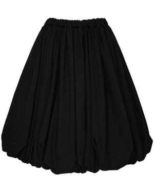 Comme des Garçons Sculptural Cocoon Midi Skirt - Black