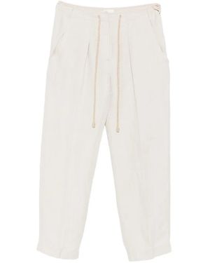 Isabel Marant Sharony Drawstring-Waist Trousers - White