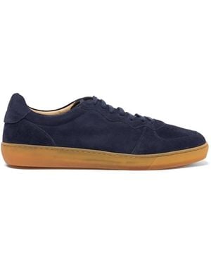 SCAROSSO Aureliano Suede Trainers - Blue