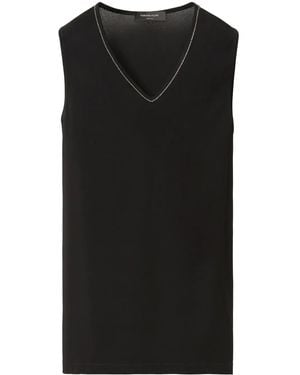 Fabiana Filippi Sablé Tank Top - Black