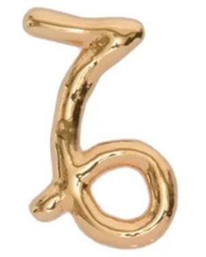 Jil Sander Zodiac-Sign Single Earring - Metallic