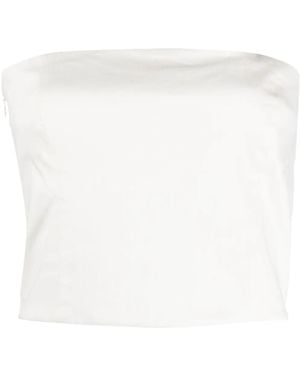 GAUGE81 Lica Strapless Top - White
