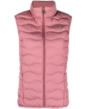 EA7 Core Padded Gilet - Pink