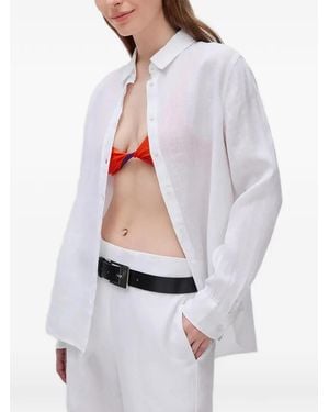 Benetton Long-Sleeve Shirt - White