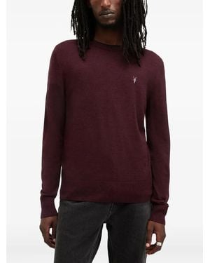 AllSaints Pullover mit rundem Ausschnitt - Lila