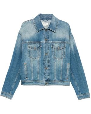 Marc O' Polo Button-Fastening Denim Jacket - Blue