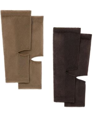 Lemaire Calcetines Con Aberturas - Blanco