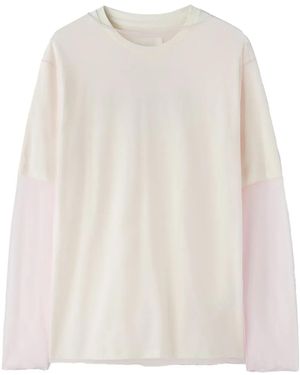 Jil Sander レイヤード ロングtシャツ - ナチュラル