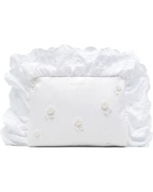 Simone Rocha Pochette À Ornements - Blanc