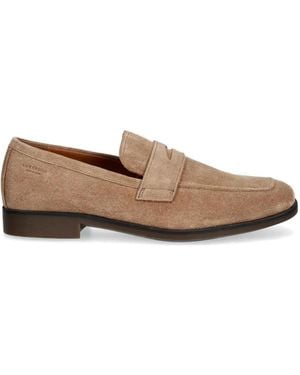 Vagabond Shoemakers Troy Suede Penny Loafers - Brown