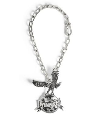 DSquared² Collana Con Ciondolo Logo - Bianco