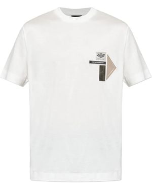 Emporio Armani ロゴ Tシャツ - ホワイト