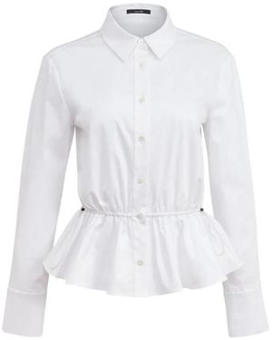 Toccin Ingrid Button-Down Cotton Shirt - White