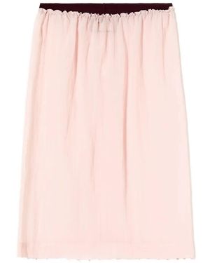 Plan C Scalloped Skirt - Pink