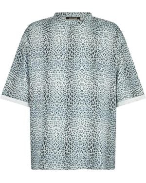 Roberto Cavalli Baby Jaguar T-Shirt - Blau