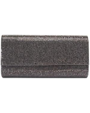 Judith Leiber Crystal-Embellished Clutch Bag - Grey
