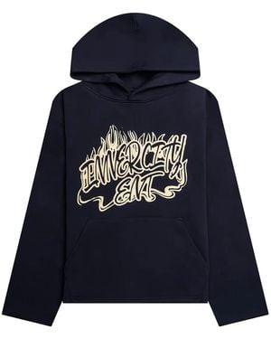 Honor The Gift Fire Hoodie - Blau