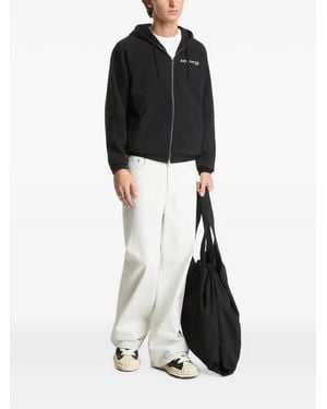 Dime Grid Hoodie - Black