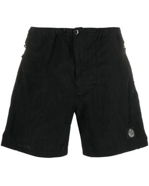 Stone Island テクスチャード トランクス水着 - ブラック
