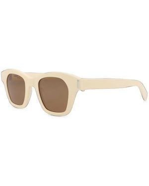 Saint Laurent Square-Frame Sunglasses - Natural