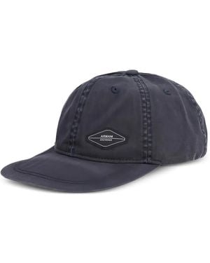 ARMANI EXCHANGE Logo Patch Baseball Cap - Blue