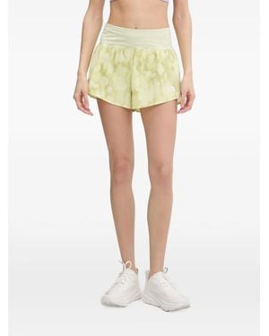 The North Face Abstract-Print Lightrange Shorts - Yellow