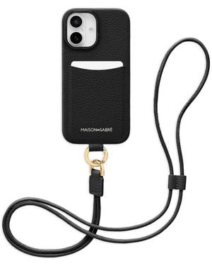 Maison De Sabre Sling Iphone 16 Case - Black