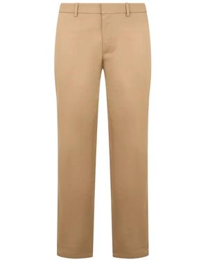 Moorer Straight-Leg Pants - Natural