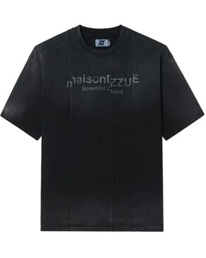 Izzue Cotton T-Shirt - Black