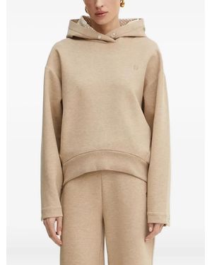 BOSS Embroidered-logo Hoodie - ナチュラル