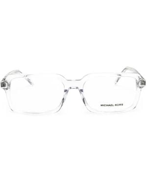 Michael Kors Rectangular-Frame Glasses - White