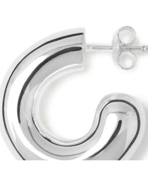 LIE STUDIO The Rose Earrings - Metallic