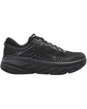 Hoka One One Bondi Lace-Up Trainers - Black