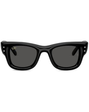 Ray-Ban Waifarer Puffer Zonnebril Verfraaid Met Ringlets - Zwart