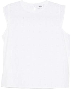 Care By Me Augusta Leaf Top - White