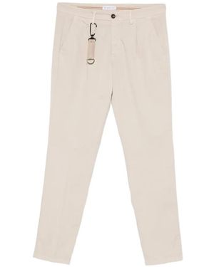 Manuel Ritz Slim-Fit Trousers - White