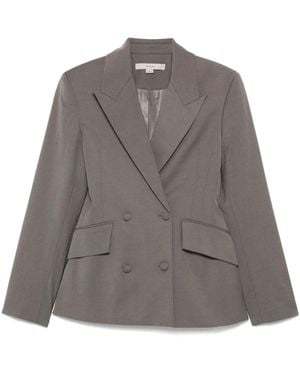Remain Double-Breasted Blazer - Grey